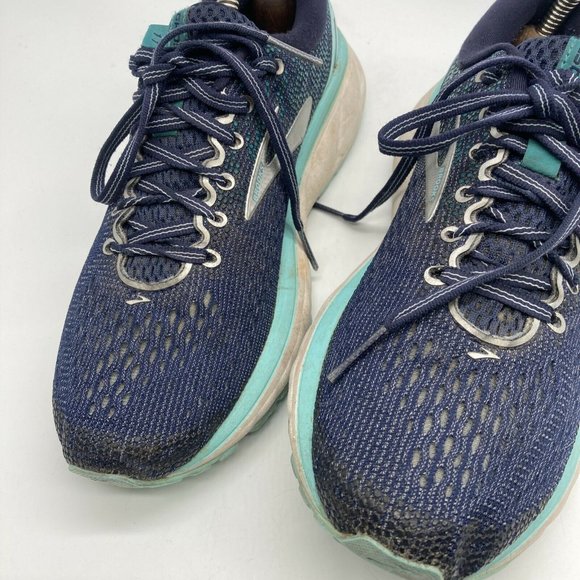 Brooks Ghost 11 Womens Running Shoes Blue Size 7.5 EU 38.5 - Picture 7 of 11